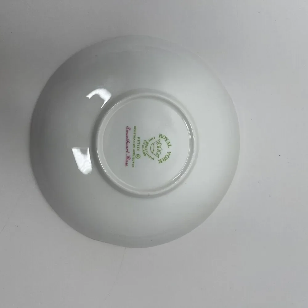 Royal York Petite Teacup Saucer Plate Sweetheart Rose Fine‎ Bone SAUCER ONLY